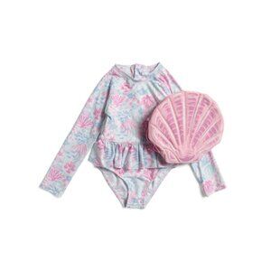 CYNTHIA ROWLEY Pirouette Toddler Girls Paddlesuit With Backpack